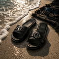 LB - Chic Black Slides